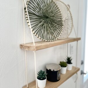 etagere murale bois naturel