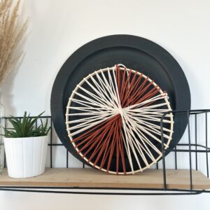 roue tissée décorative