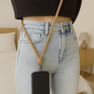 Sangle pour téléphone ( Beige )