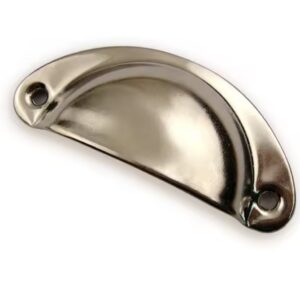 Poignées d'armoire en laiton - Argent