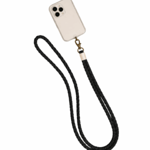 longue sangle noire pour téléphone