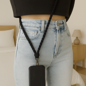 Sangle pour téléphone ( Noir )