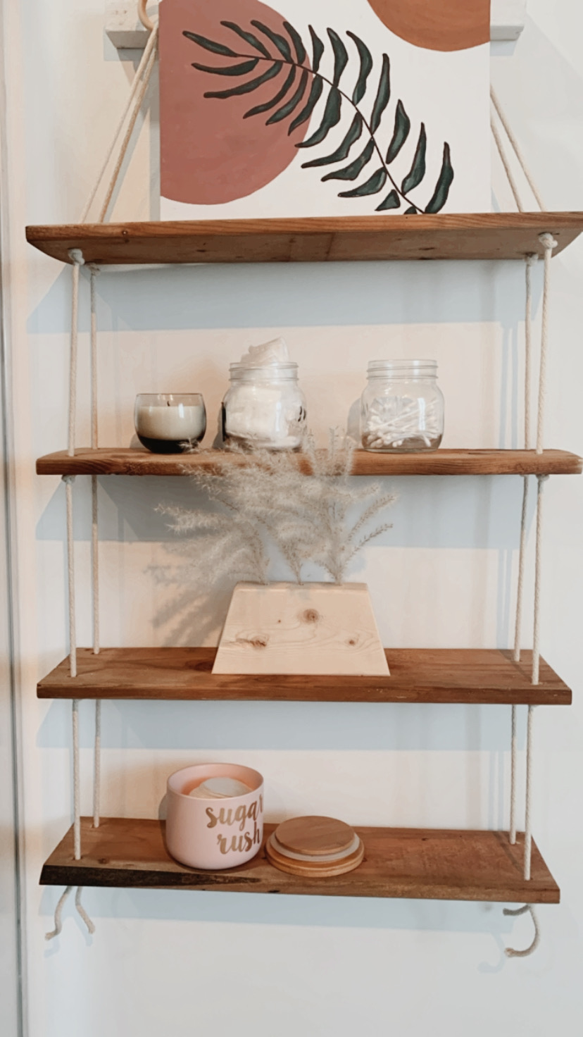 etagere en bois multiple section