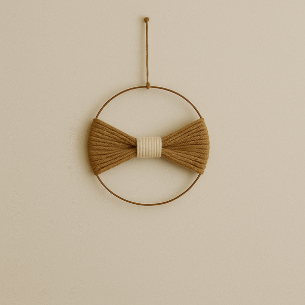 Boucle décorative - Beige