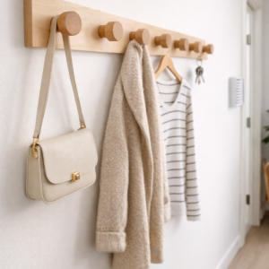 wooden hook for entryway